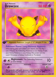 Drowzee Team Rocket