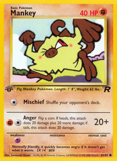 Mankey Team Rocket
