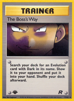 The Boss's Way #73 Team Rocket