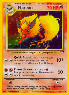 Flareon #10 Legendary Collection