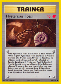 Mysterious Fossil #109 Legendary Collection