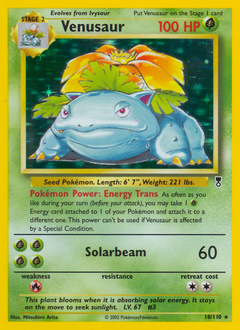 Venusaur #18 Legendary Collection