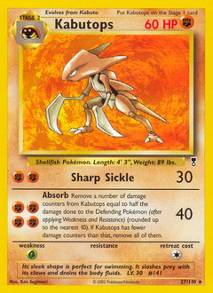 Kabutops #27 PSA 10