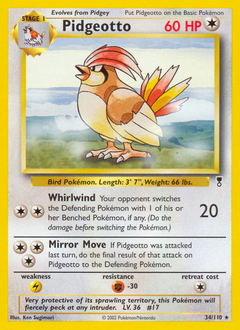 Pidgeotto #34 Legendary Collection