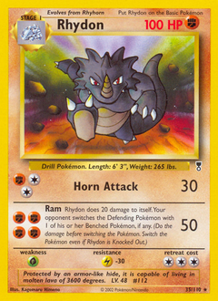 Rhydon #35 Legendary Collection