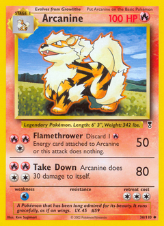 Arcanine #36 Legendary Collection