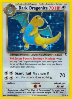Dark Dragonite #5 Legendary Collection