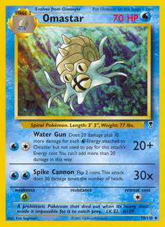 Omastar #58 Legendary Collection