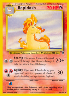 Rapidash #60 Legendary Collection