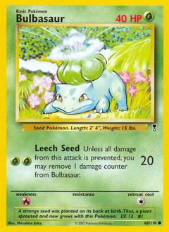 Bulbasaur #68 Legendary Collection
