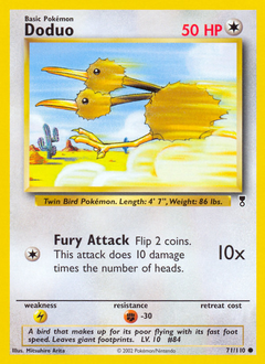 Doduo #71 Legendary Collection