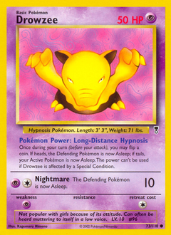 Drowzee #73 Legendary Collection