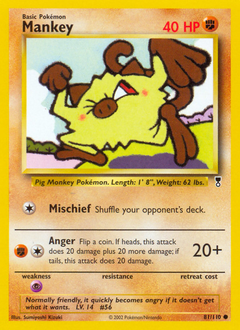 Mankey #81 Legendary Collection