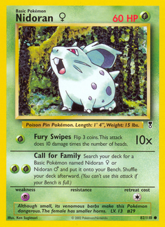 Nidoran ♀ #82 Legendary Collection