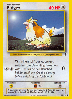 Pidgey #85 Legendary Collection