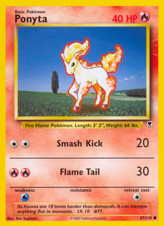 Ponyta #87 Legendary Collection