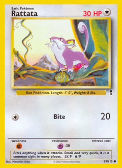 Rattata #89 Legendary Collection