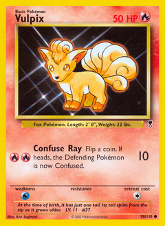 Vulpix #98 Legendary Collection