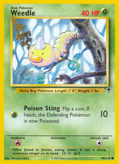 Weedle #99 Legendary Collection