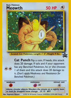 Meowth #10 Wizards Black Star Promos