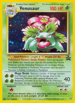 Venusaur #13 Wizards Black Star Promos