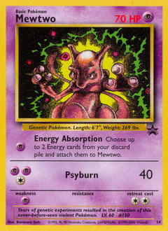 Mewtwo #14 Wizards Black Star Promos