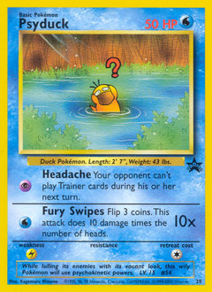 Psyduck #20 Wizards Black Star Promos