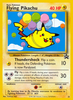 Flying Pikachu #25 Wizards Black Star Promos