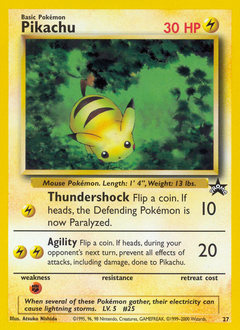 Pikachu #27 Wizards Black Star Promos