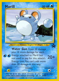 Marill #29 Wizards Black Star Promos