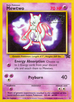 Mewtwo #3 Wizards Black Star Promos
