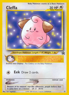 Cleffa #31 Wizards Black Star Promos