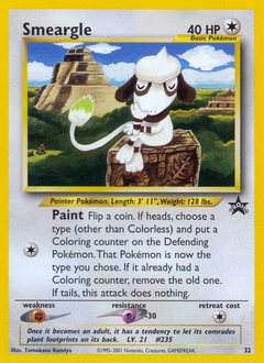 Smeargle #32 Wizards Black Star Promos