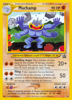 Machamp #43 Wizards Black Star Promos