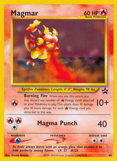 Magmar #44 Wizards Black Star Promos
