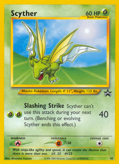 Scyther #45 Wizards Black Star Promos