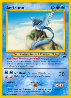 Articuno #48 Wizards Black Star Promos