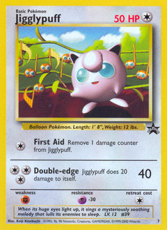 Jigglypuff #7 Wizards Black Star Promos