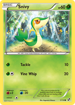 Snivy #1 Black & White