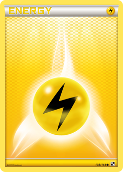 Lightning Energy #108 Black & White