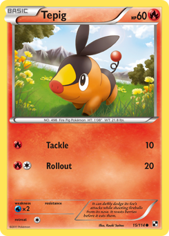 Tepig #15 Black & White