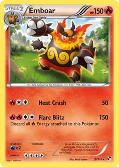 Emboar #19 Black & White