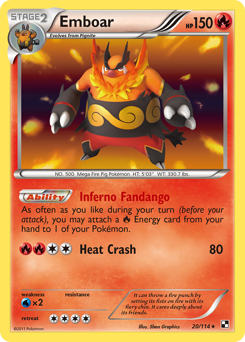 Emboar #20 Black & White
