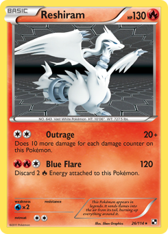 Reshiram #26 Black & White