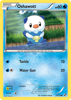 Oshawott #27 Black & White
