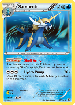 Samurott #32 Black & White