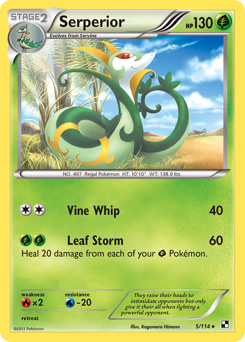 Serperior #5 Black & White