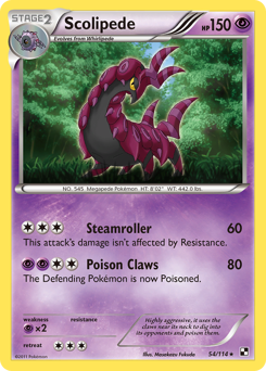 Scolipede #54 Black & White