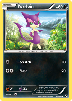 Purrloin #66 Black & White