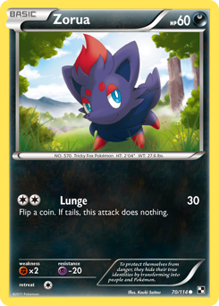 Zorua #70 Black & White